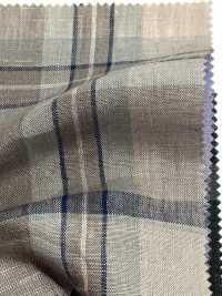 OM43604 60/1 Linen Relaxy Check[Textile / Fabric] Oharayaseni Sub Photo