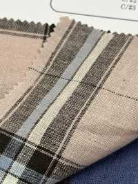 OM43605 Linen Cotton Window Frame Check[Textile / Fabric] Oharayaseni Sub Photo