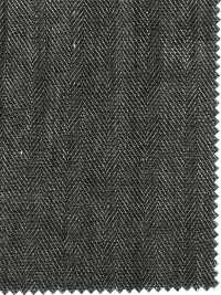 OWD25197 40/1 JAPAN LINEN HERRINGBONE Sumi-dyed[Textile / Fabric] Oharayaseni Sub Photo