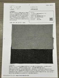 OWE6139 Hemp And Linen Charcoal Dyed Canvas[Textile / Fabric] Oharayaseni Sub Photo
