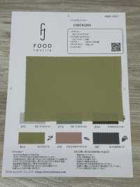 OMD6260 FOOD TEXTILE 60/1 Typewritter Cloth[Textile / Fabric] Oharayaseni Sub Photo