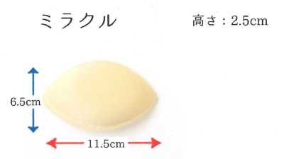 交換パットミラクル Lemon-shaped Replacement Bust Pad