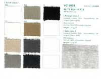 YG12038 Ocot 40 //- Spandex TERECO Rib Fabric[Textile / Fabric] YAGI Sub Photo