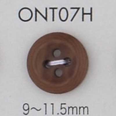 ONT07H Natural Material Corozo Nut 4-Hole Button