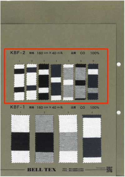 KBF-2 40/2 Jersey Horizontal Stripes