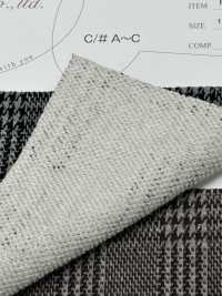 BS43014 FAKE Fleece Stretch Jacquard Glen Check[Textile / Fabric] B Space Sub Photo