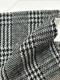 BS43014 FAKE Fleece Stretch Jacquard Glen Check[Textile / Fabric] B Space Sub Photo