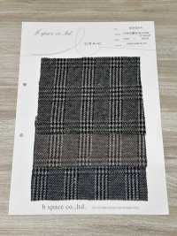BS43014 FAKE Fleece Stretch Jacquard Glen Check[Textile / Fabric] B Space Sub Photo