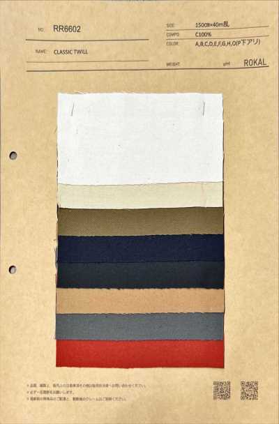 RR6602 CLASSIC TWILL