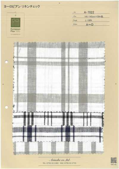 A-7022 European Linen Check