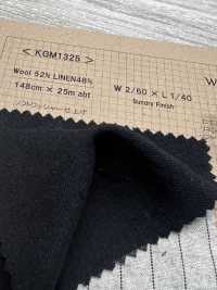 KGM1325 Wool/Linen Weather[Textile / Fabric] Kawagoshi Masa Sub Photo