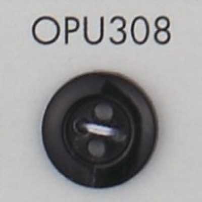 OPU308 Polyester Resin Tortoiseshell-style 4-hole