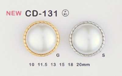 CD-131 Metal Button (Pearl Combination Button)