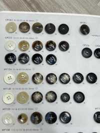 MY154 Polyester Resin Buffalo-style 4-hole Button DAIYA BUTTON(DAIYA BUTTON) Sub Photo
