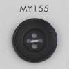 MY155 Polyester Resin Buffalo Horn Style Four-Hole Button