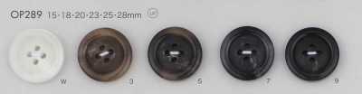 OP289 4-hole Button Made Of Polyester Resin