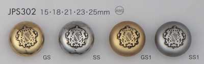 JPS302 Plated ABS Resin Button