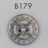 B179 Plated ABS Resin Button