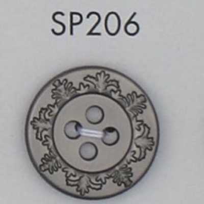 SP206 ABS Resin Plated Button