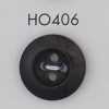 HO406 Natural Material Real Buffalo Horn 4-hole Button