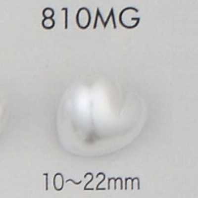 810MG Pearl-like Urea Resin Gold Shank Button