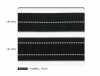 BT-926 PP Webbing (1.8mm Thick X 8-row Stitching, White Line)