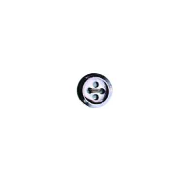 3104S Four-hole, Rimmed Black Mother Of Pearl Shell Button