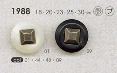 1988 Polyester Resin/ABS Resin Button