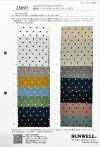 28095 Cotton Linen Sheeting S Dot Print Chintz Finish