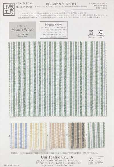 KCP808MW-DK-664 Cotton 80 Lawn Miracle Wave Print