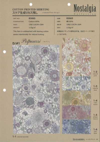83065 Lawn Ecru With Flecks Nostalgia Collection Potpourri