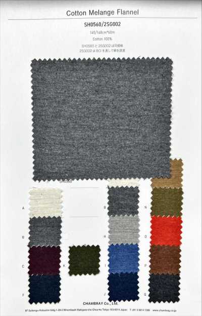 2SG002 Cotton Melange Flannel