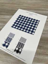 3SG007(6) Cotton/Linen Stripes & Plaid[Textile / Fabric] Chambray Sub Photo