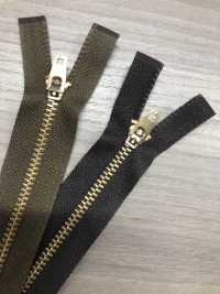 4-G-CO-OR WALDES® Vintage Zipper Red Copper Size 4 Cotton Tape Open Asahi Fastener Sub Photo