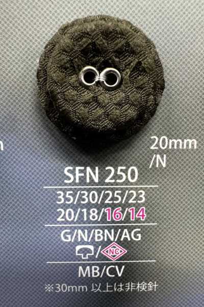 SFN250 Eyelet Cap And Close Post Covered Button