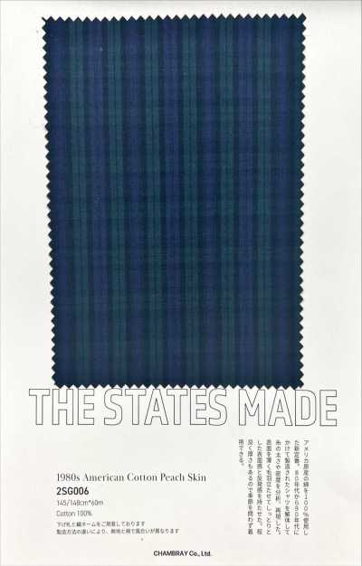 2SG006 1980s American Cotton Peach Skin