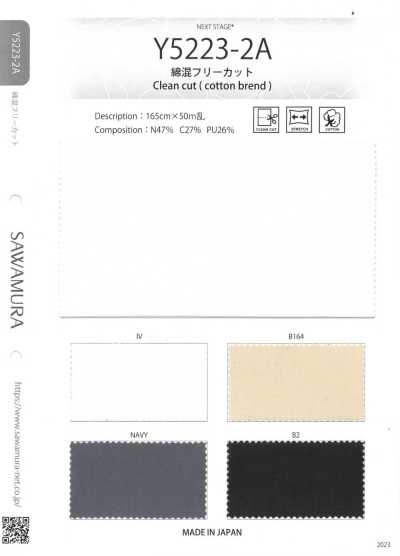 Y5223-2A Cotton Blend Free Cut