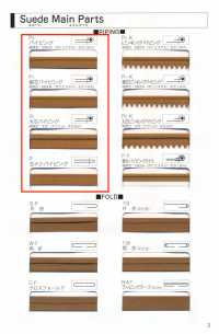 L-6400-PIPING L-6400 Suede Piping[Ribbon Tape Cord] STAR BRAND (Hoshika) Sub Photo