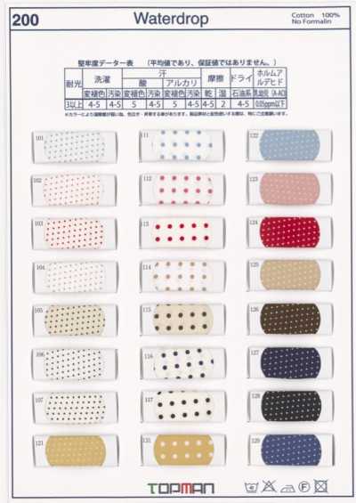 200-SF 100% Cotton Polka Dot Print Single Fold Tape