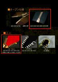 4-AL-E-OR WALDES® Vintage Zipper Aluminum Size 4 Polyester Tape Open Asahi Fastener Sub Photo