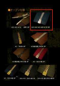 5-N-E-MR WALDES&#174; Vintage Zipper , Nickel Silver, Size 5, Polyester Tape, Two Way Separator Asahi Zipper Sub Photo