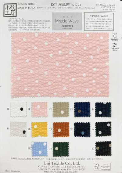 KCP808MW-DK-21 Cotton 80 Lawn Miracle Wave Print