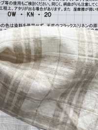 AZUMADAKI-119 Organic Cotton Dobby Check AZUMADAKI Processing[Textile / Fabric] Komatsuwa Textile Sub Photo