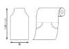 41924 PE Flat Roll Cover Width 500mm X 1500mm