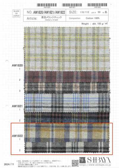 AW1822 Twist Melange Check