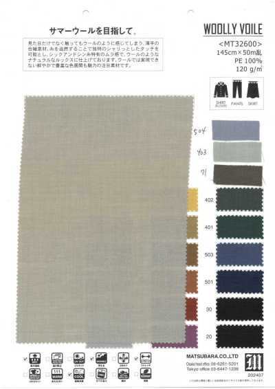 MT32600 Wooly Voile