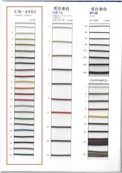 UR-4082 Waxed Round Cord 1.9mm