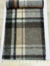 85352 Re WOOL Chambray Shaggy Check[Textile / Fabric] Parika Sub Photo