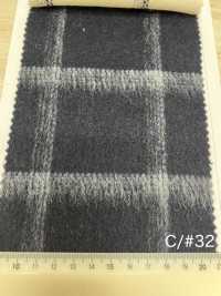 85352 Re WOOL Chambray Shaggy Check[Textile / Fabric] Parika Sub Photo