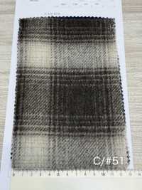 85352 Re WOOL Chambray Shaggy Check[Textile / Fabric] Parika Sub Photo